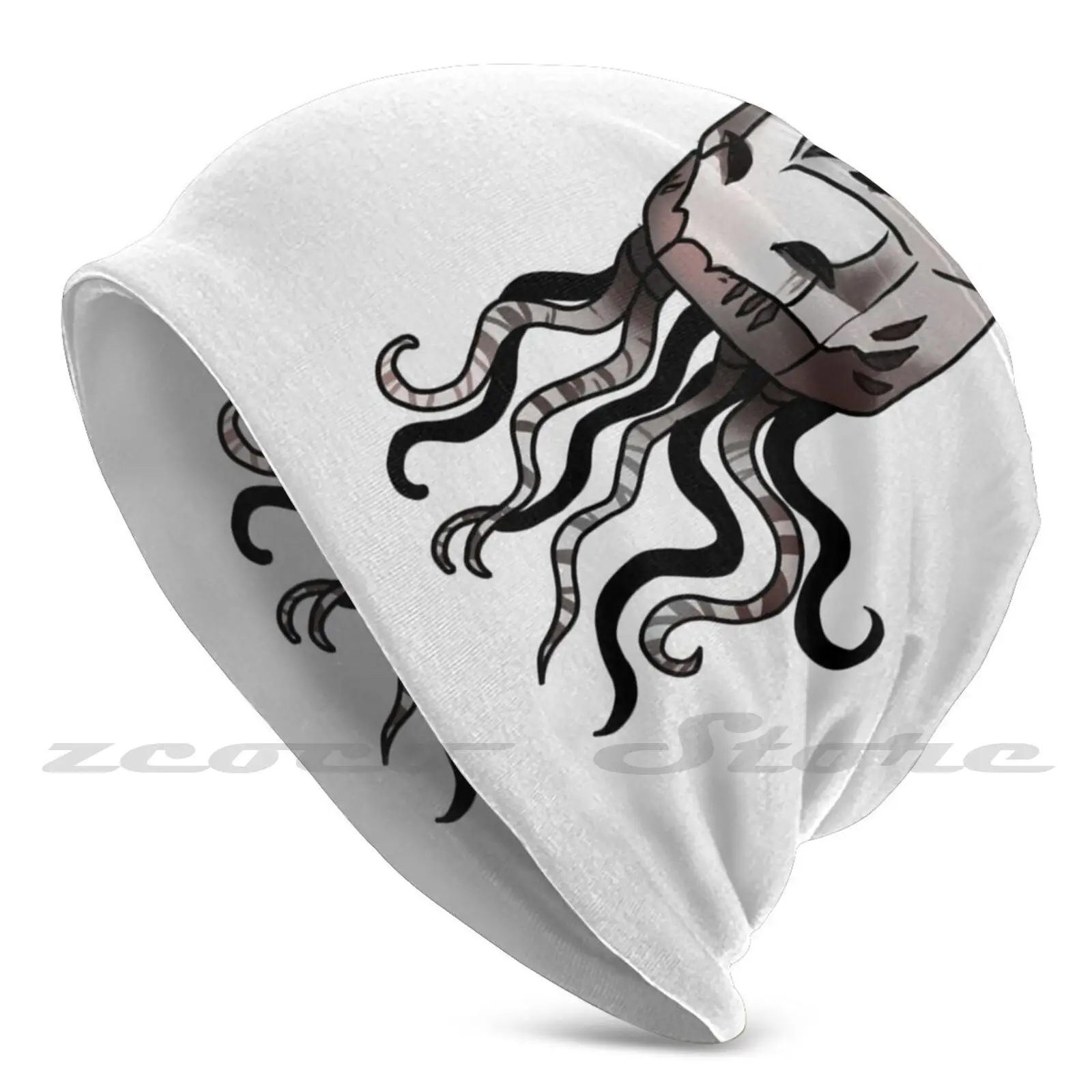 

Ghast Personalized Pattern Knit Hats Plus Size Elastic Soft Cap Monster Cute Kawaii Gamer Videogame