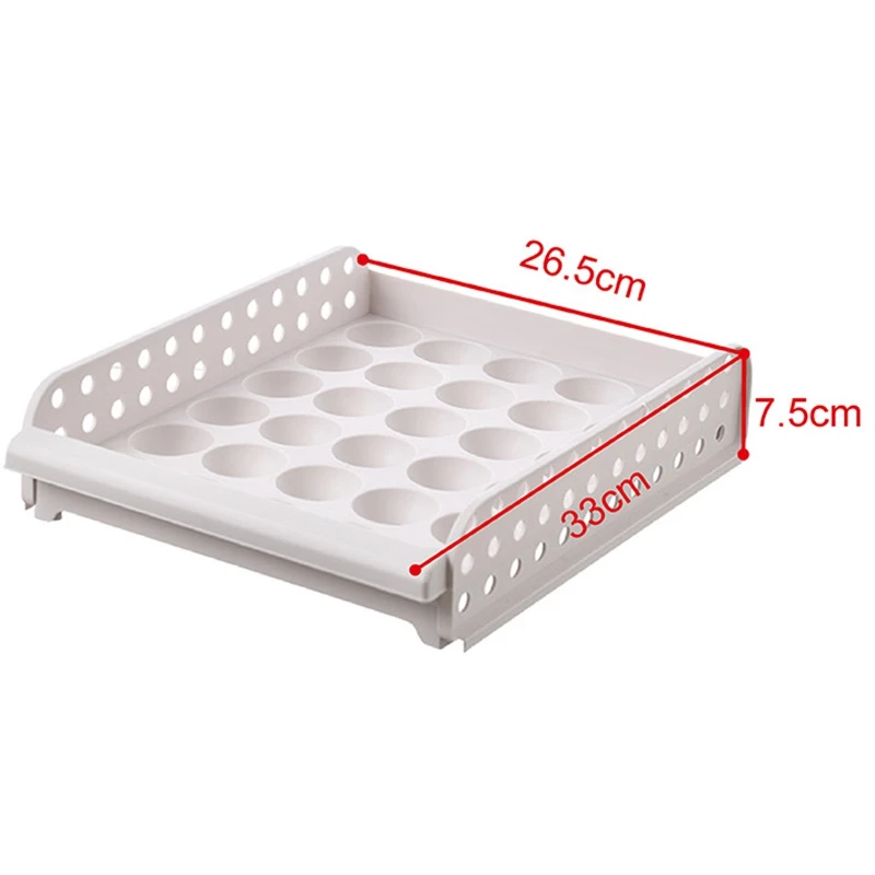 Бытовая коробка для яиц холодильник кухонный двухслойный ящик хранения