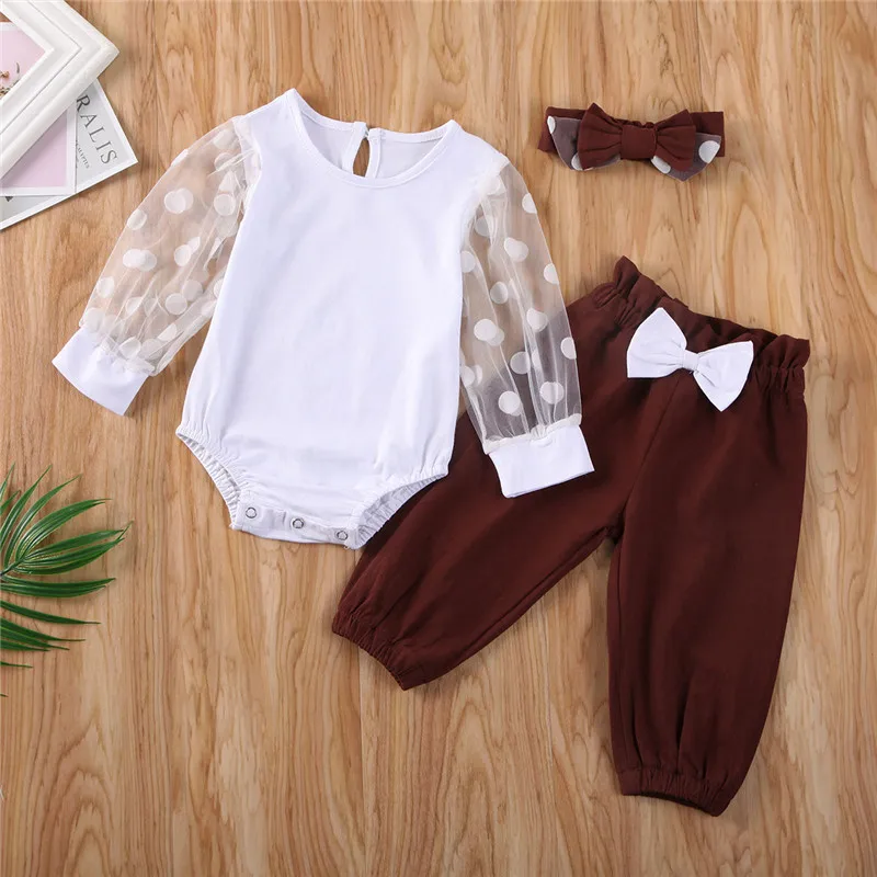 Комплект одежды для новорожденных девочек 0-24 мес. весенне-летний кружевной