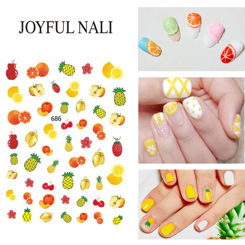 Наклейка для ногтей летняя 5 видов|Стикеры и наклейки| |