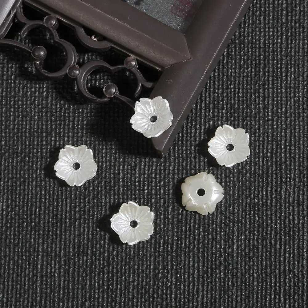 Бусины акриловые жемчужные белые 10 шт./лот | Украшения и аксессуары