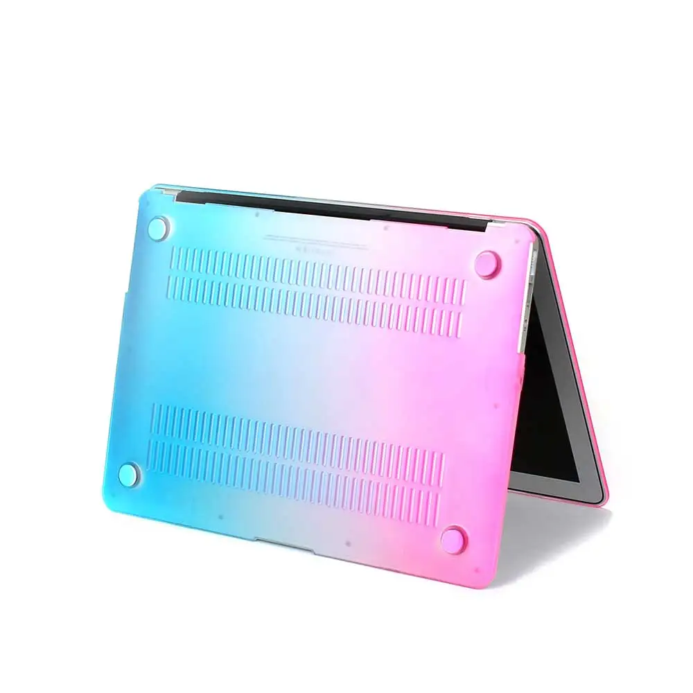 Радужный чехол для ноутбука Apple MacBook Air Pro retina 11 12 13 15 mac Book 15,4 13,3 11,6 дюймов с сенсорной панелью+ подарок