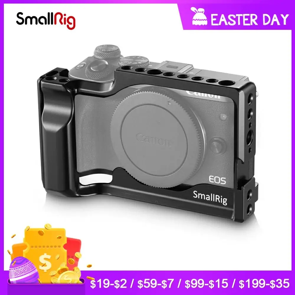 Клетка SmallRig для камеры Canon EOS M3 и M6 аксессуары фото можно прикрепить с волшебной