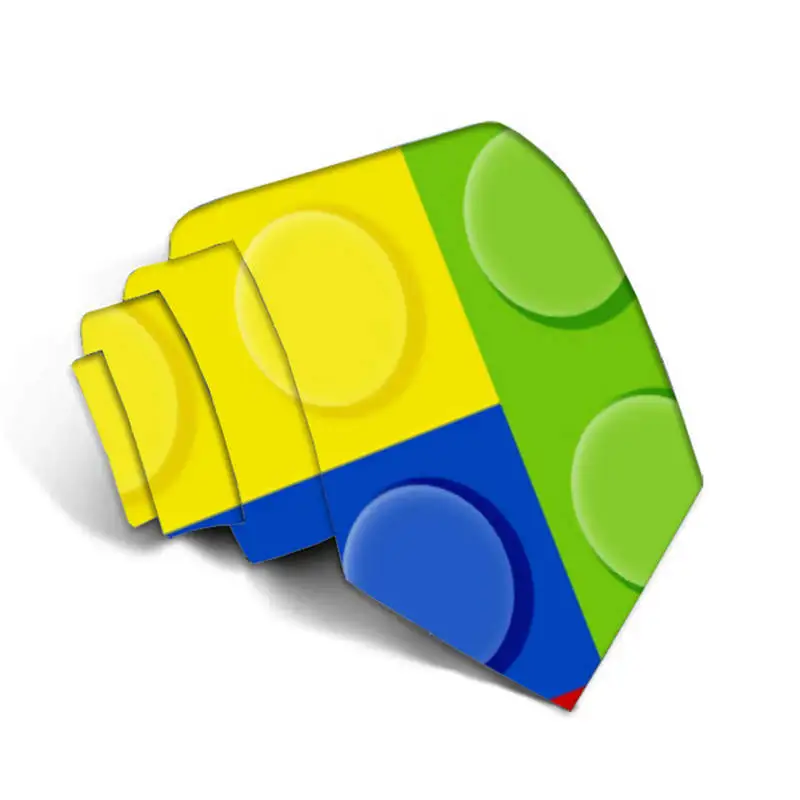 Модные Разноцветные квадратные цифровые стандартные широкие новые галстуки для