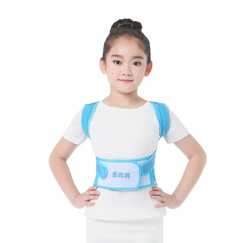Регулируемый Корректор Осанки Спины с полимерным бандажом для поддержки киля