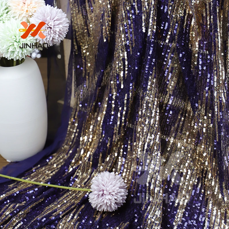 Расшитая блестками ткань с вышивкой оптом 2019 вышитая Цветочная аппликация