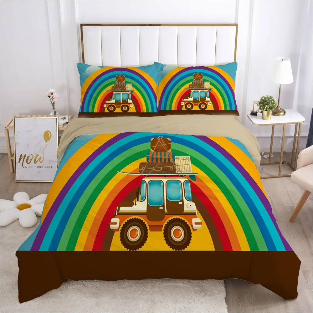 Комплект постельного белья с 3d-изображением героев мультфильмов наборы