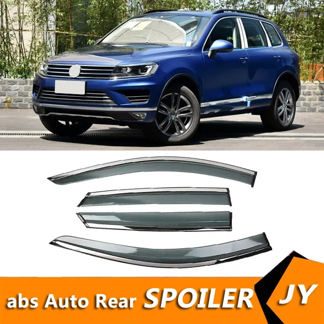 

For Volkswagen Touareg 2016-2018 Window Visor Vent Shades Sun Rain Deflector Guard For Touareg Auto Accessories 4PCS/SET