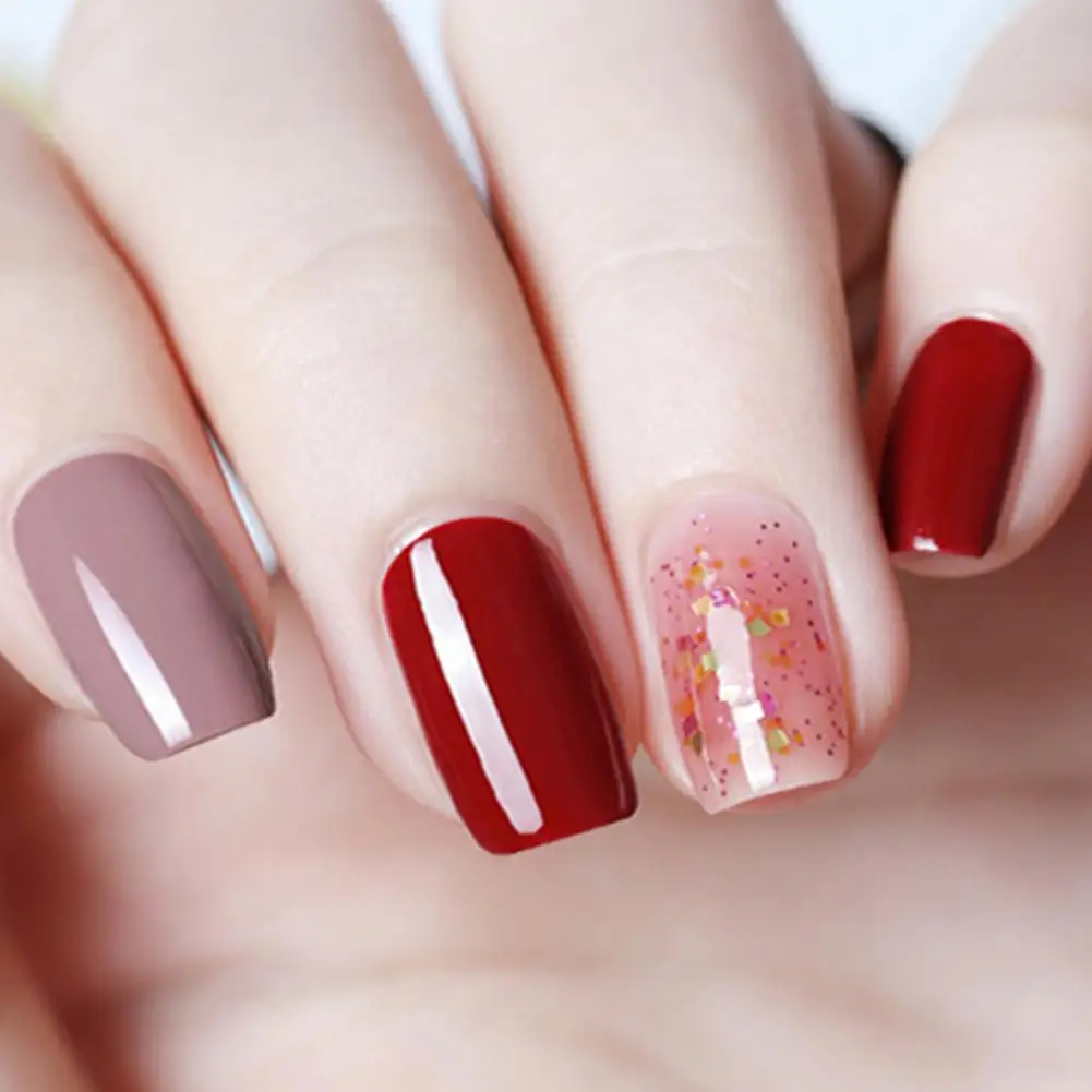 

18g Nail Gel 3 Colors Quick Dry Synthetic Long Lasting Nail Polish for Women