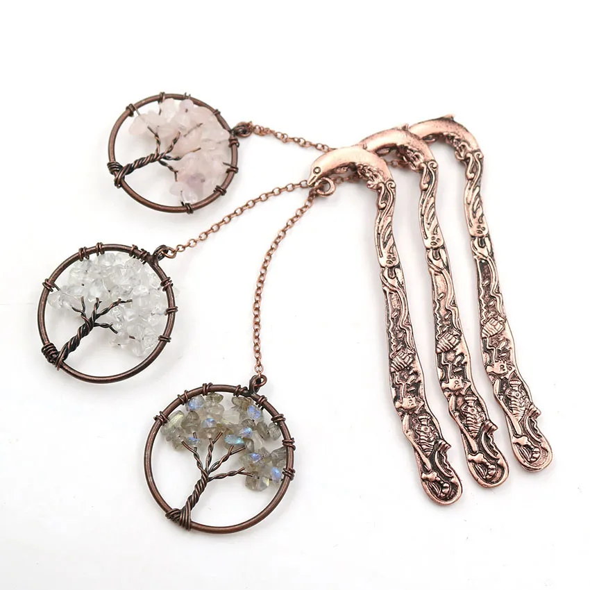 YJXP Античная Медная Закладка рейки Древо жизни длинный Дельфин в форме металлического сплава маркировка документов ученические книжки этикетки ювелирные изделия подарок