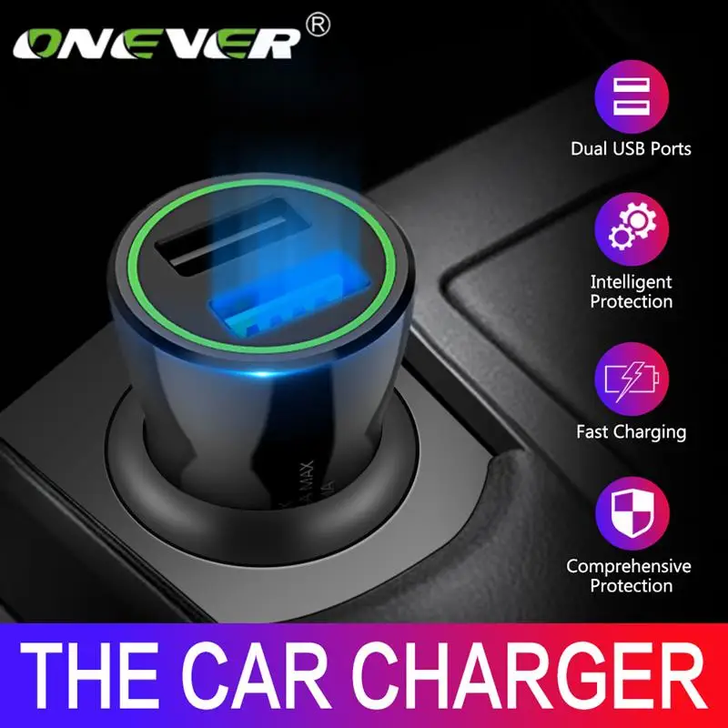 Горячая продажа Автомобильное зарядное устройство QC3.0 USB для телефона Быстрая