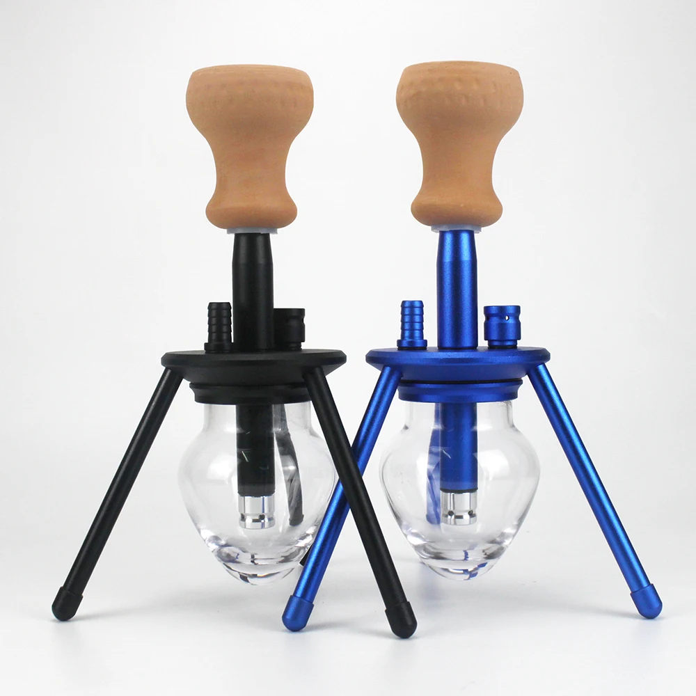 

Hot Tripod Glass Hookah Shisha With Ceramic Bowl Smoking Pipe Glass Water Pipe Arabic Hookah Set Metal Pipe Smoking Hookah Hose