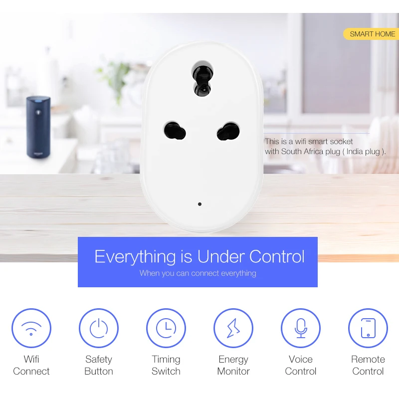 Tuya16A Индия Южная Африка умный Wi Fi разъем Tuya Alexa Google Assistant IFTTT США штепсельная вилка