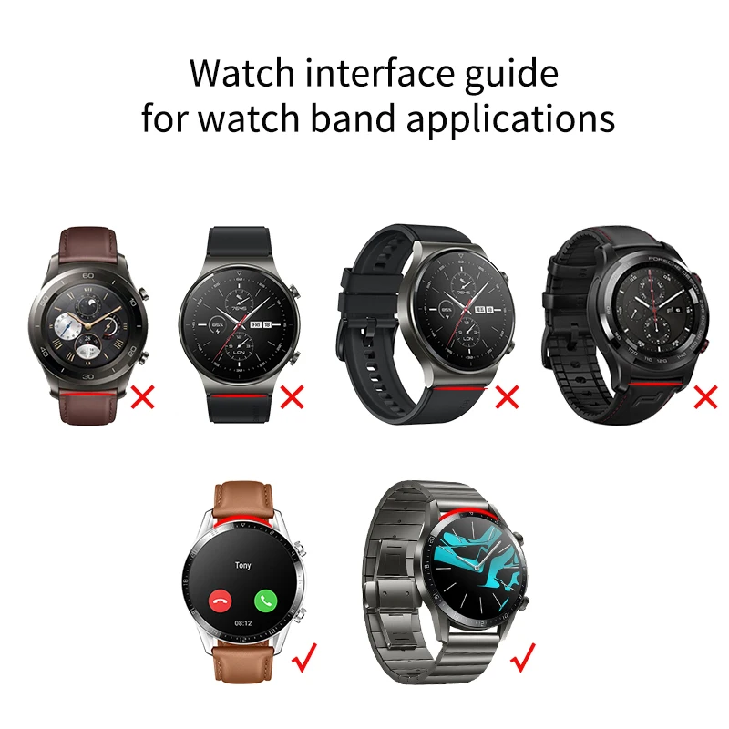 20mm 1921mm 22mm curved end silicone rubber watch band suitable for huawei gt 2 samsung galaxy watch 3 4 omega seamaster strap free global shipping