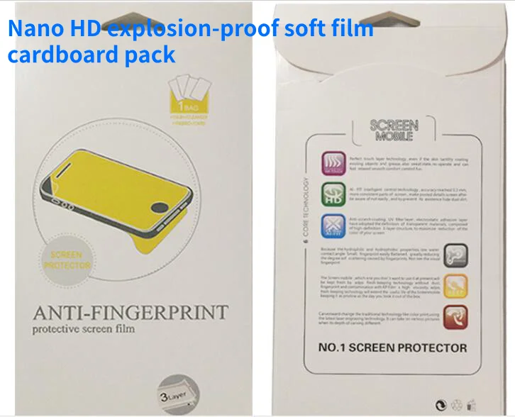 5 шт Матовая/прозрачная глянцевая пластиковая мягкая защитная пленка для экрана