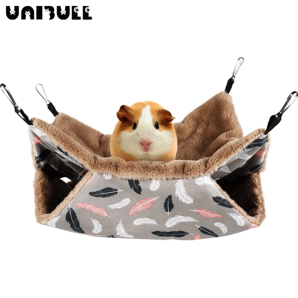 

Newest Pet Supplies Warm Double Mezzanine Hammock Small Pet Hammock Hanging Squirrel Sleeping Bag Pet Supplies Hamster Hammock