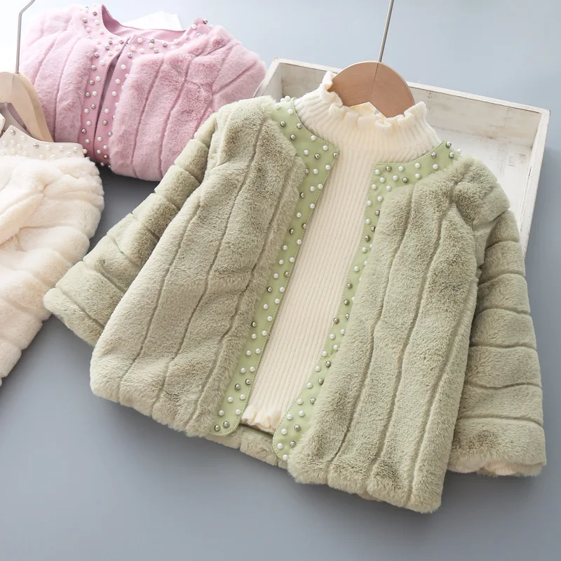 Детское шерстяное пальто с искусственным мехом на возраст 3 года|Шерсть и