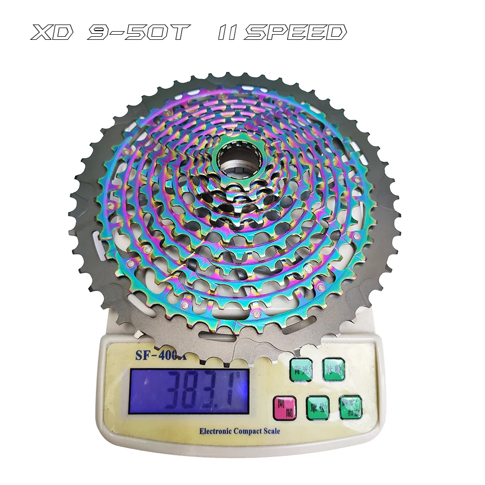 Бесплатная доставка кассета MTB 12 11 скоростей 9 50T Ultimate XD Rainbow 375 г ульсветильник Кая