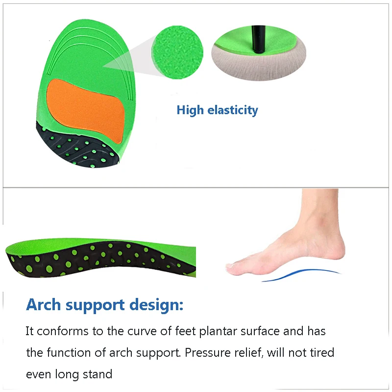 Ортопедическая поддержка для стопы стельки плоских ног профессиональный класс