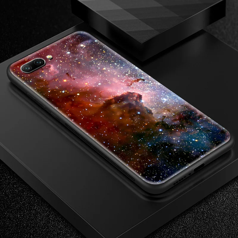 Чехол из закаленного стекла для huawei Enjoy 9s Honor 7A Pro 7C 7X 8A 8X9 10 Lite Magic 2 Play mate 20 Pro Nova2 3 4 Design Sky shell - Цвет: W354