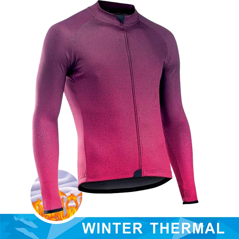 

STRAVA New Bicycle Team Mens Winter Cycling Jersey 2022 Thermal Fleece Long Sleeve Sportswear MTB Road Bike Jersey Suit Ciclismo