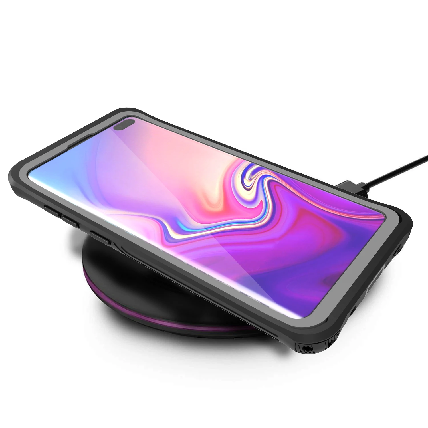 360 полная защита противоударный чехол для samsung Galaxy S8 S9 S10 Plus телефон оболочка экран-Встроенный чехол для samsung Note 10 Pro