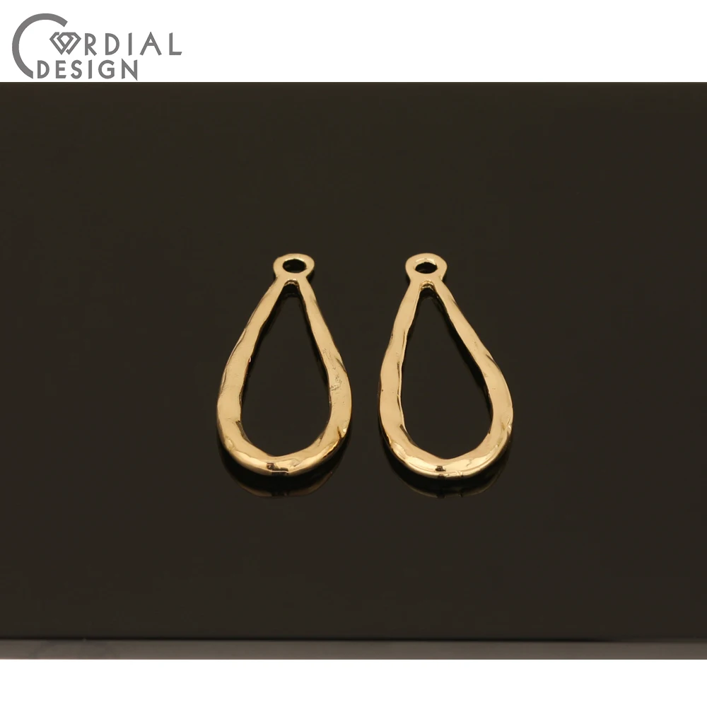 

Cordial Design 100Pcs 13*34MM Jewelry Accessories/Oval Water Drop Shape/Earring Pendant/DIY Charms/Jewelry Findings & Components