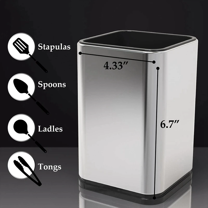 Держатель кухонной утвари из нержавеющей стали хранение кухонных столовых