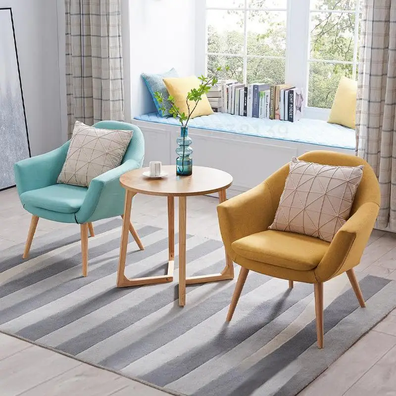 Скандинавский Одноместный Диван для маленькой квартиры простой гостиной