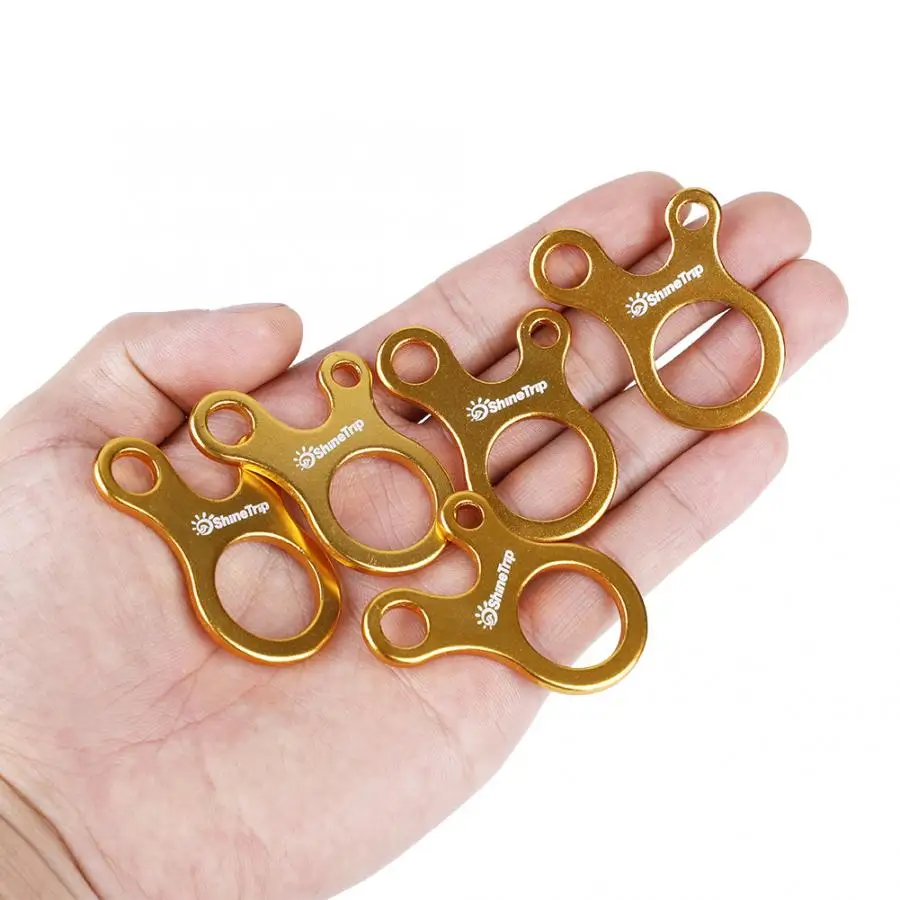 10 шт./лот веревка для палатки кемпинга с застежкой бегуна карабин крючок вешалка