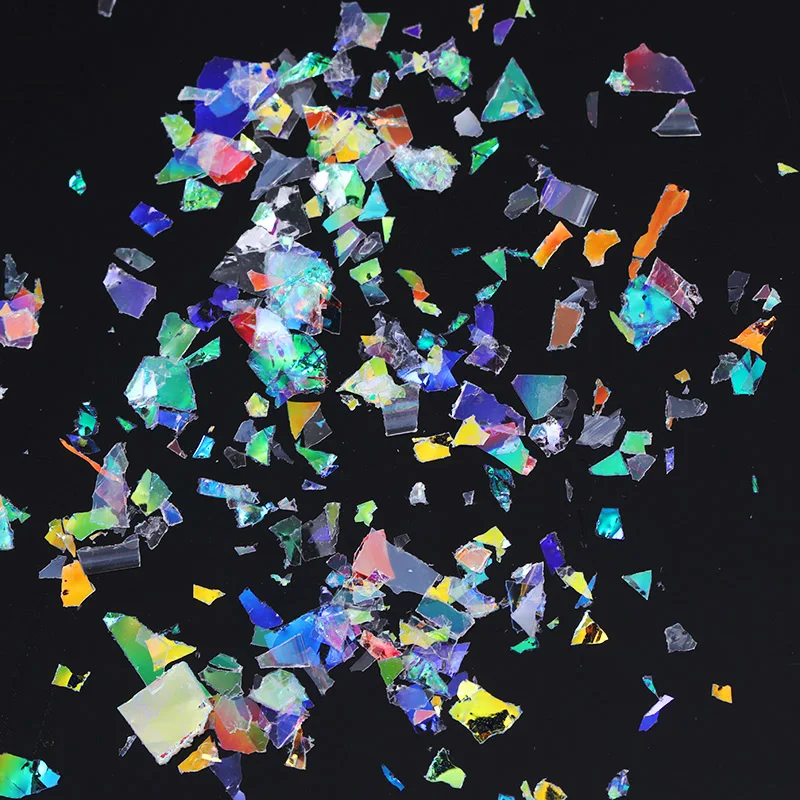 Фольга для ногтей набор красочная стеклянная Бумага конфеты цвета дизайн перевод рисунка наклейки модные