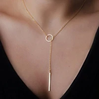 2021 tin women geometric direct selling time limited moana collares choker kolye speed states simple metal short necklace