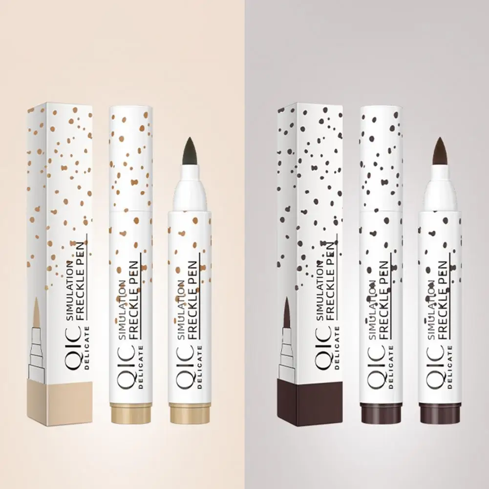 

3g Freckle Pen Waterproof Smudge-Proof Portable Brown Soft Sunkiss Dot Spot Pen for Unisex