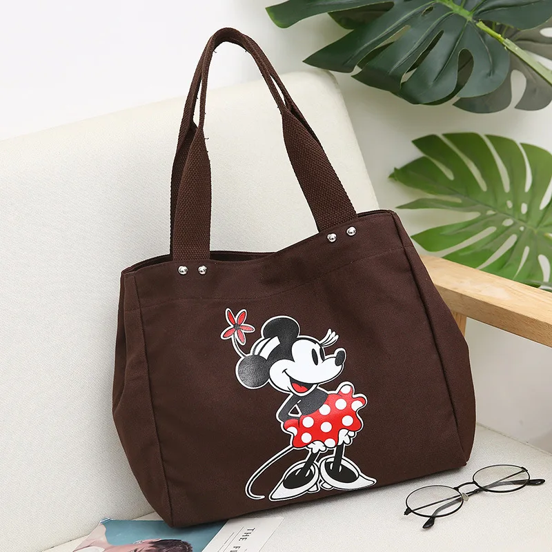 Мягкая обувь на высоком каблуке Ёмкость хозяйственная сумка Микки Сумка-мешок