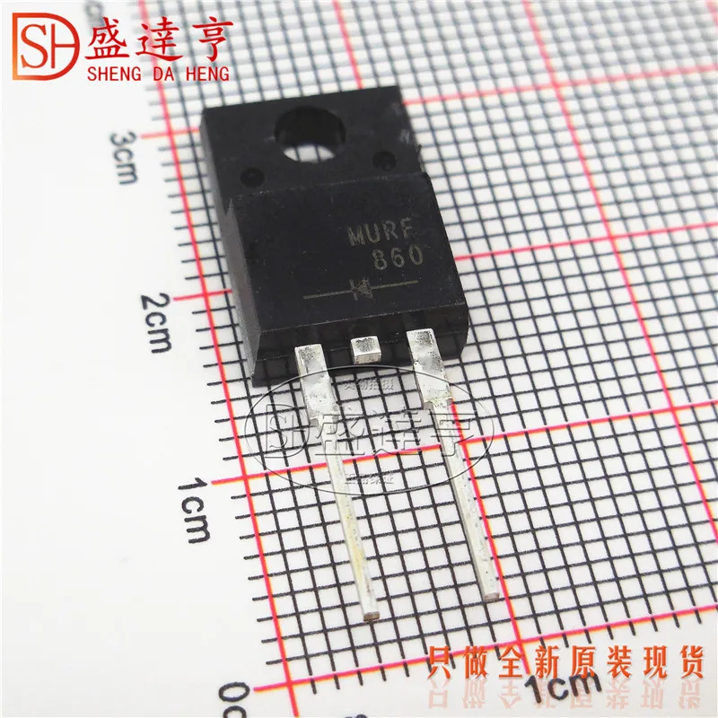 10 шт./лот MURF860G MUR860 8A 600V TO220F DIP с барьером Шоттки диод/новый оригинальный в наличии |