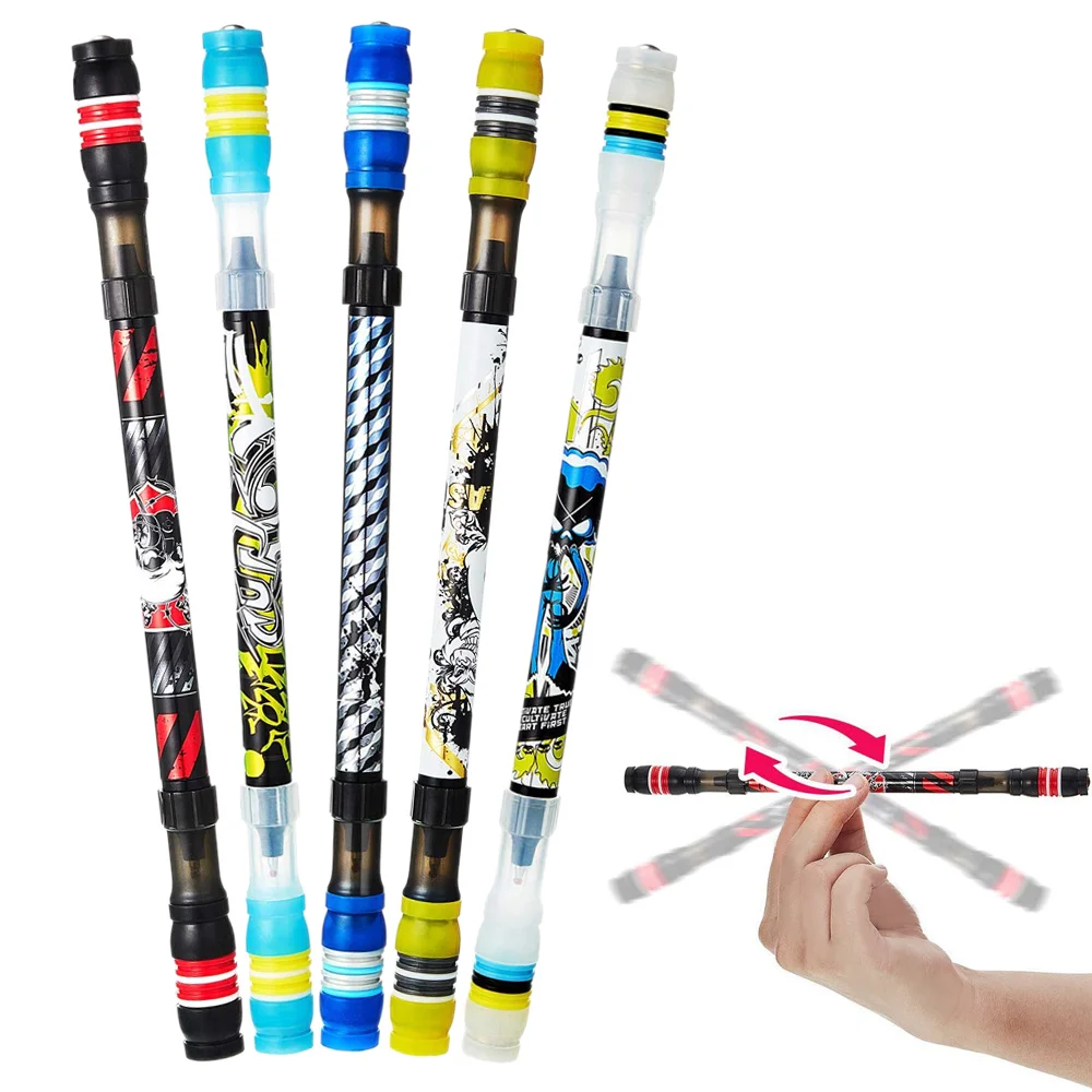 Забавная Вращающаяся ручка вращающаяся милая канцелярская игровая для детей