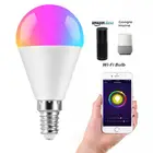 E27 Bluetooth RGB Светодиодный лампа E14 светодиодный светильник с ИК-пультом дистанционного Управление светильник домашние Декор умная ИС (интеграционная схема светильник ing лампа