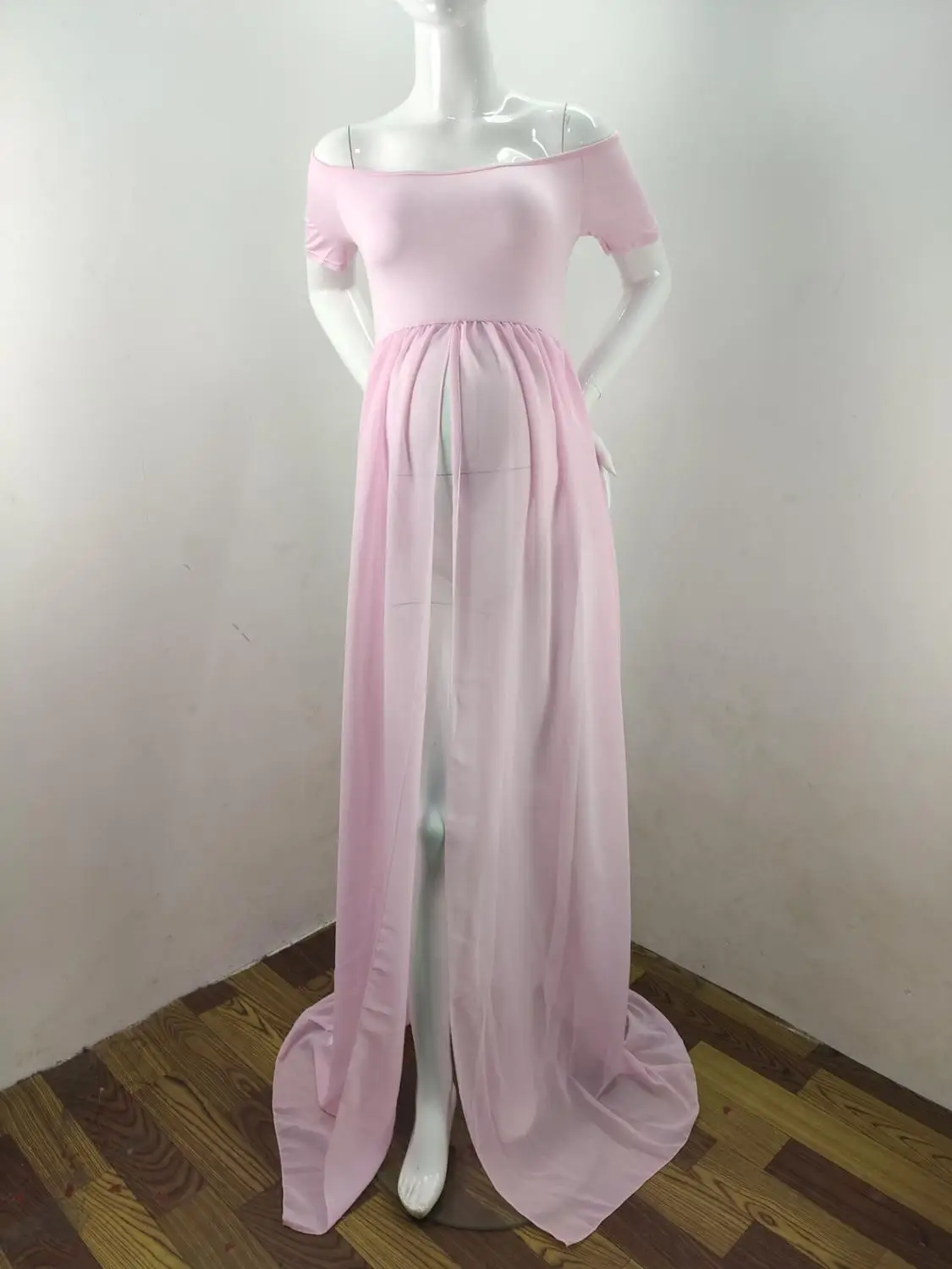 Хлопковые Платья для беременных с коротким рукавом фотосессии реквизит