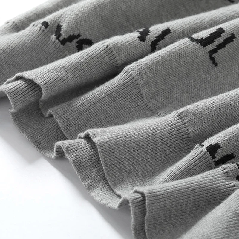 Женский зимний теплый свитер с круглым вырезом женский джемпер толстый