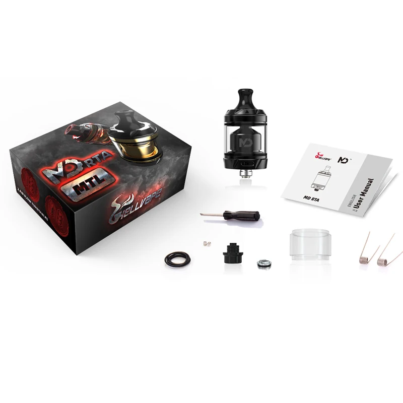 Оригинальный испаритель helvape MD RTA Tank 4 мл сменный электронный атомайзер для