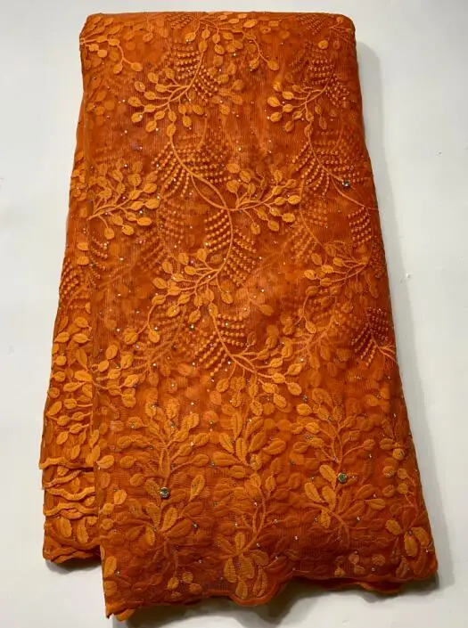 5 ярдов Высокое качество Африканский тюль французское кружево ткань 2020 Новое