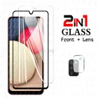 2 в 1 Защитное стекло для Samsung-a02s A 02 s 02 S 6,5 ''объектива камеры заднего стекла для Samsung Galaxy A02 Защитная пленка для экрана