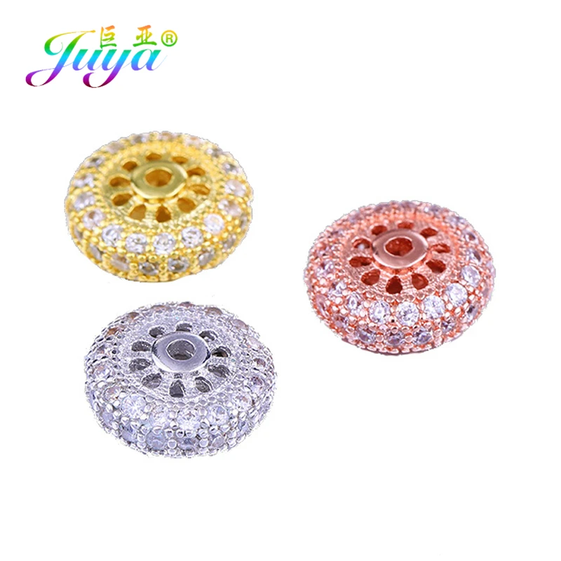 Бусины для бисероплетения Juya DIY 11 мм металл с отверстием рукоделия из