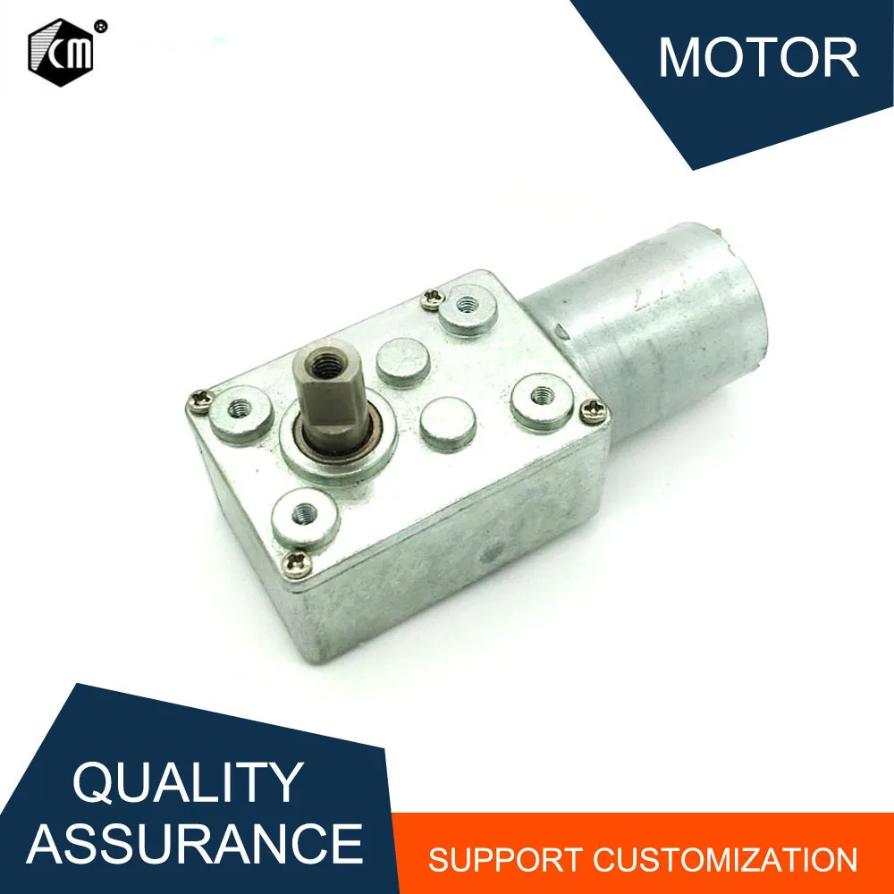 Червячный мотор постоянного тока 2 об/мин 6 в 12 В самоблокирующийся мини редуктор 1