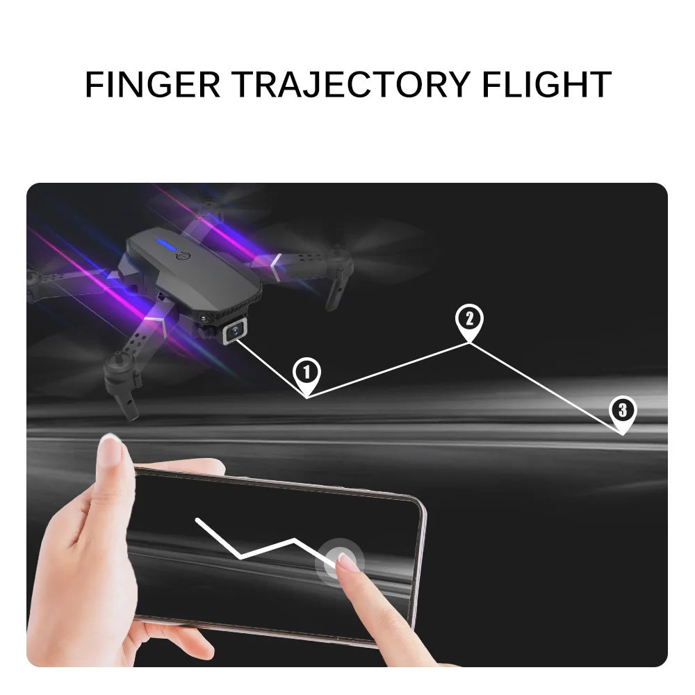 

High-Hold Mode Foldable Aerial Remote Control Drone With Wide-Angle HD 1080P Camera Folding Photos 4K Airplane Gyro Helicopter