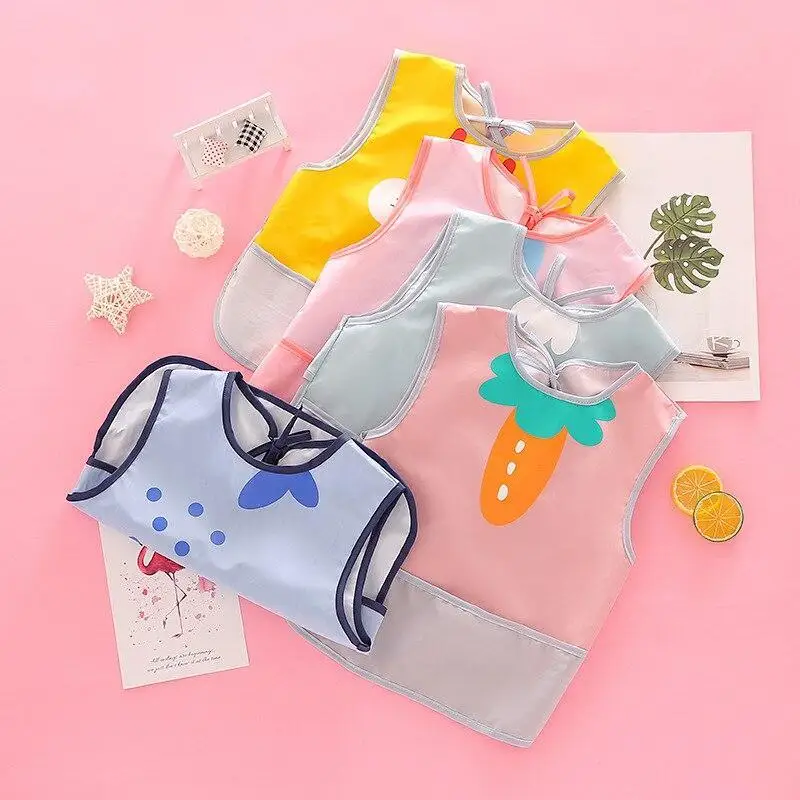 

Adjustable Baby Bibs Waterproof Lunch Feeding Bibs Baby Cartoon Feeding Burp Cloths Children Baby Apron Babador Bandana