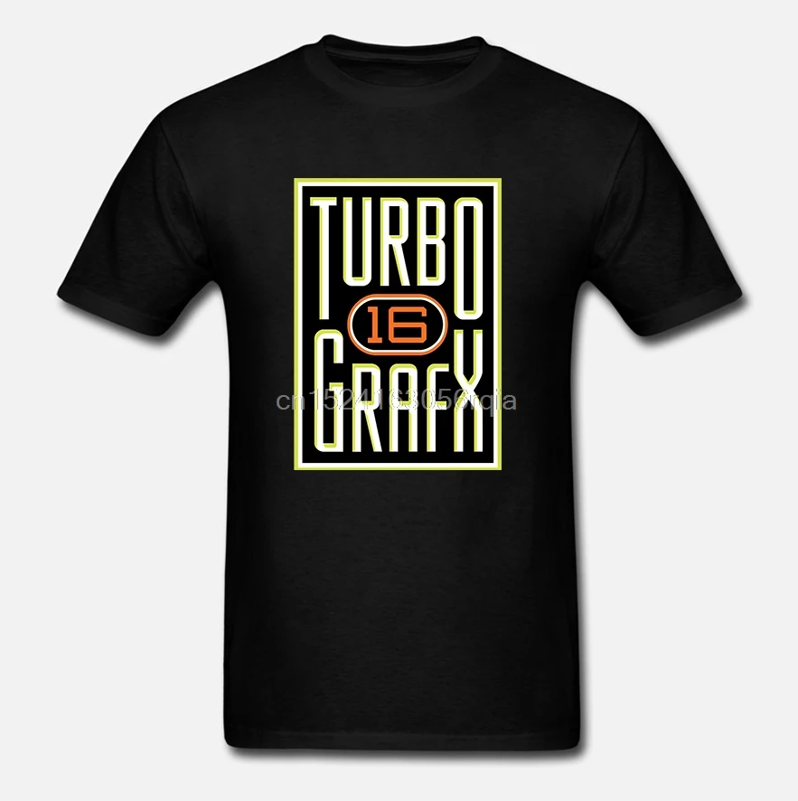 Мужская футболка TurboGrafx 16 унисекс wo футболки Топ|Мужские футболки| |