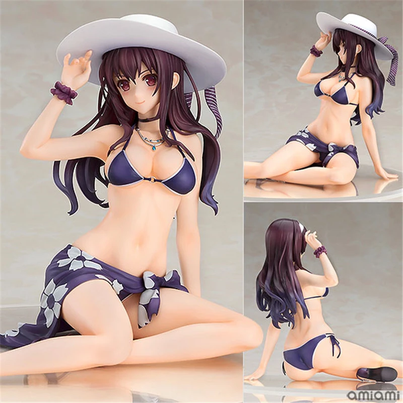 

Купальник аниме Saenai Heroine No Sodatekata Utaha Kasumigaoka Ver. Масштаб 1/7, ПВХ экшн-фигурка, Коллекционная модель, игрушки, куклы, подарки