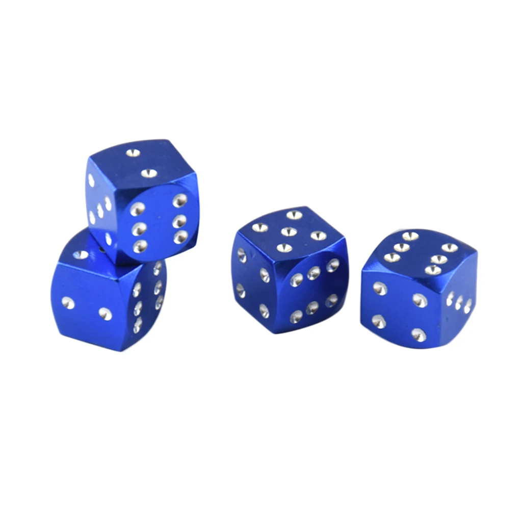 MagiDeal 8 шт. синие Dice пылезащитные колпачки Новинка и глянцевая|Стержни клапана| |