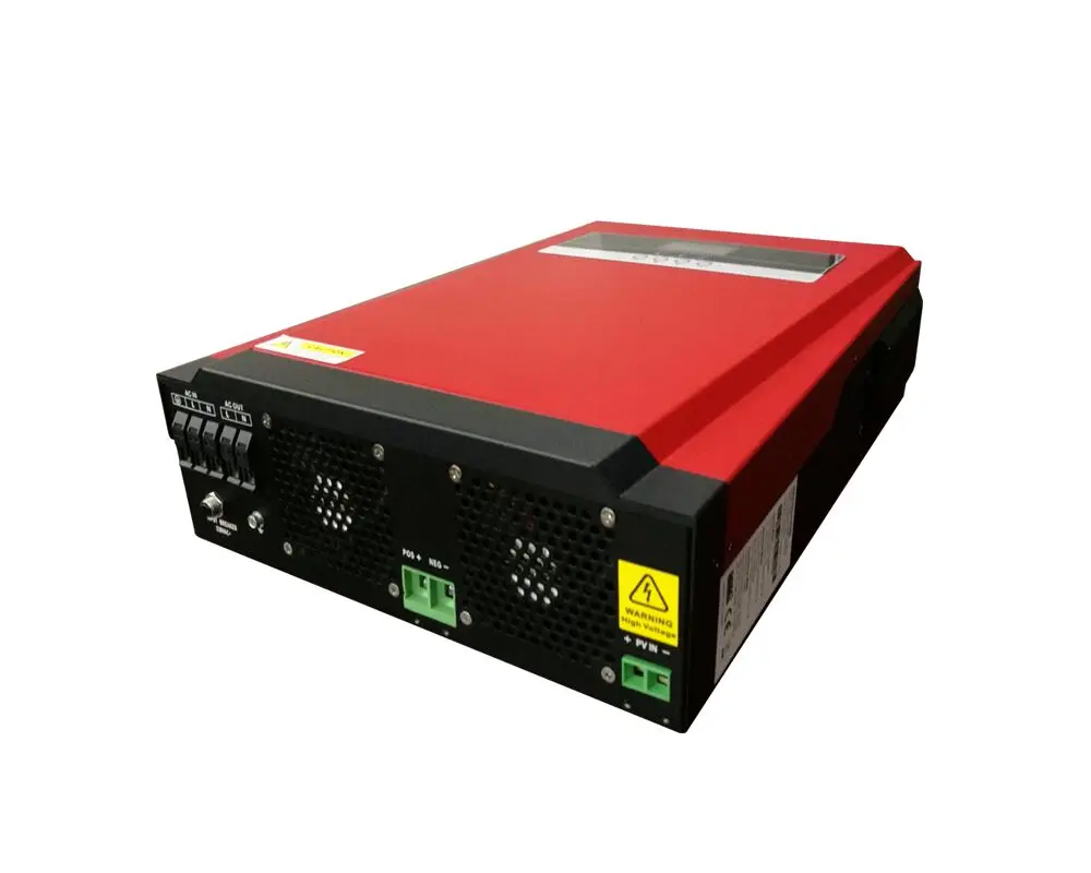Солнечный ВКЛ-ВЫКЛ сетевой инвертор 3000 Вт MPPT 24V80A Гибридный инвертор для солнечной батареи сетка-выключение и сетка-на инвертор 3 кВт 220VAC Чистая синусоида